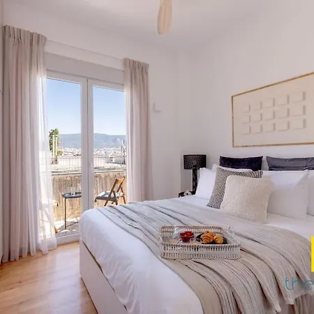 Acropolis Hillside Escape - Fireplace And Sea Views *