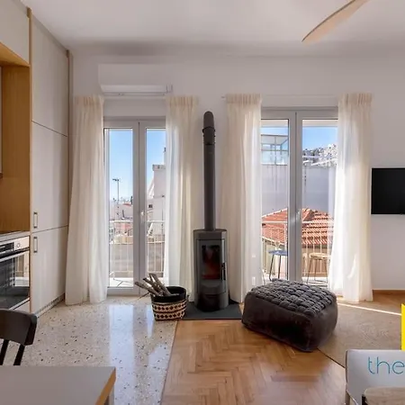 Apartment Acropolis Hillside Escape - Fireplace And Sea Views Athens
